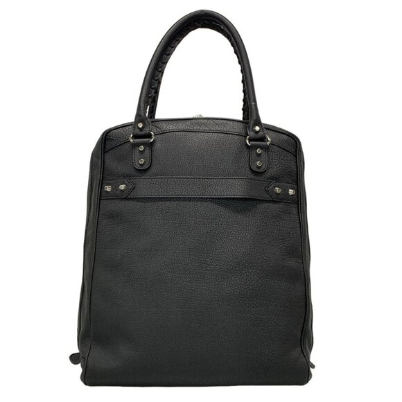 BALENCIAGA - Black Leather Handbag 451-082925 - Picture 2 of 14